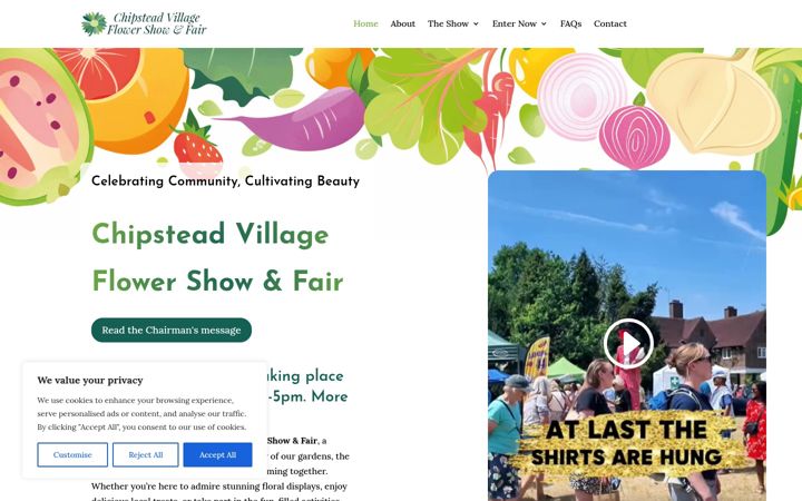 Screenshot του chipsteadflowershow.co.uk