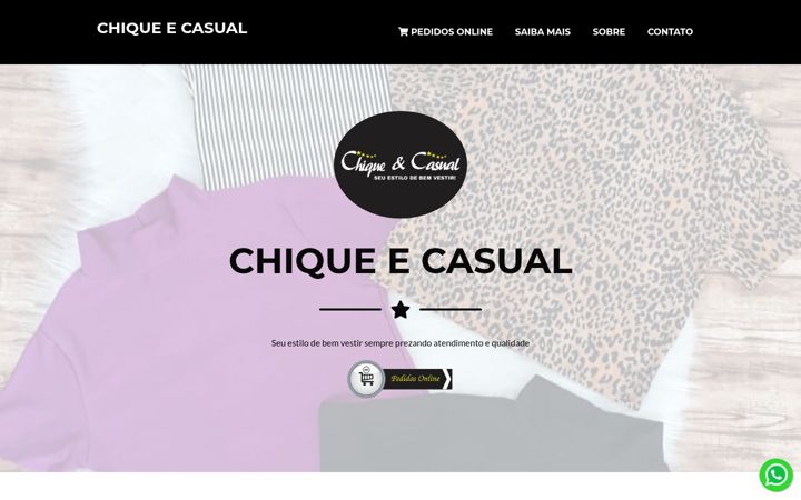 Zrzut ekranu chiqueecasual.com.br
