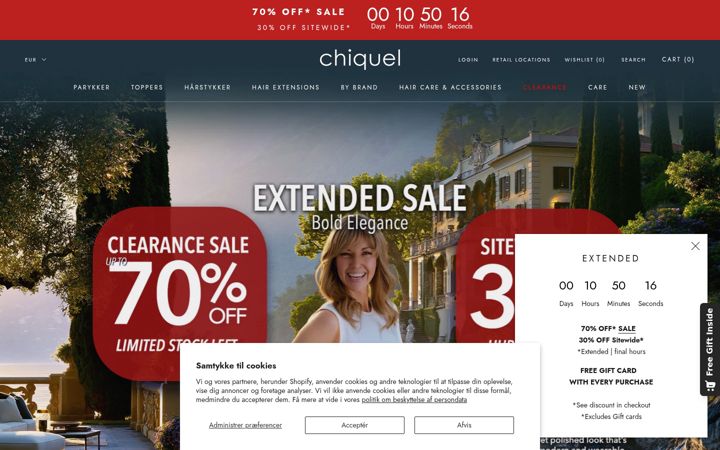 Screenshot of chiquel.com