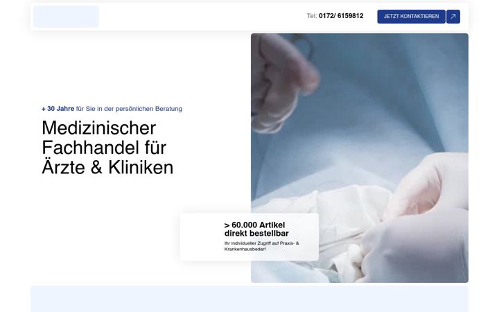 Screenshot of chira-medical.de