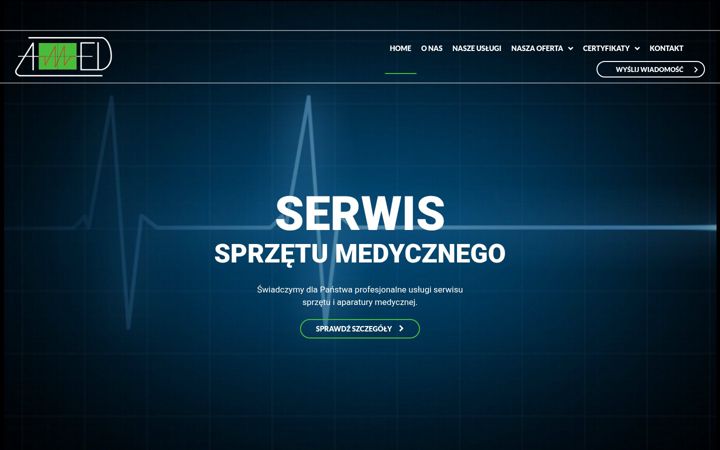 Екранна снимка на chiramed.com.pl