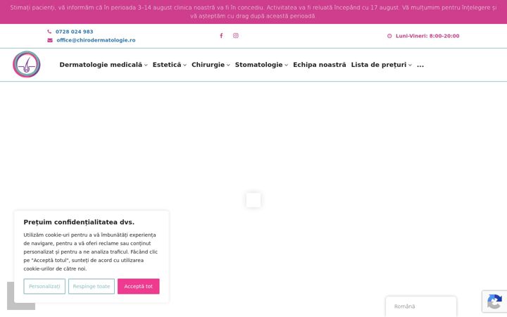 Zrzut ekranu chirodermatologie.ro