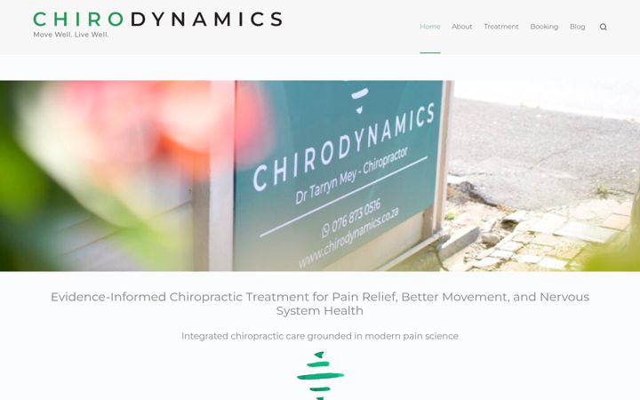 Képernyőkép: chirodynamics.co.za