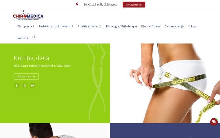Zrzut ekranu chiromedicahealthcenter.ro