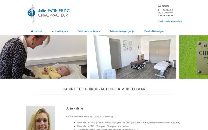 Screenshot von chiropracteur-montelimar.fr