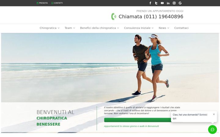 Snímek obrazovky chiropraticabenessere.it