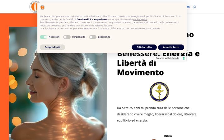 Screenshot di chiropraticatorino.it