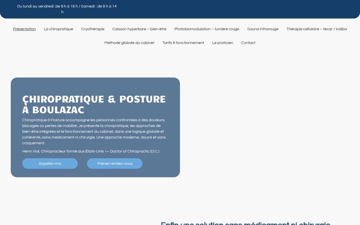 Screenshot von chiropratique-posture-24.fr