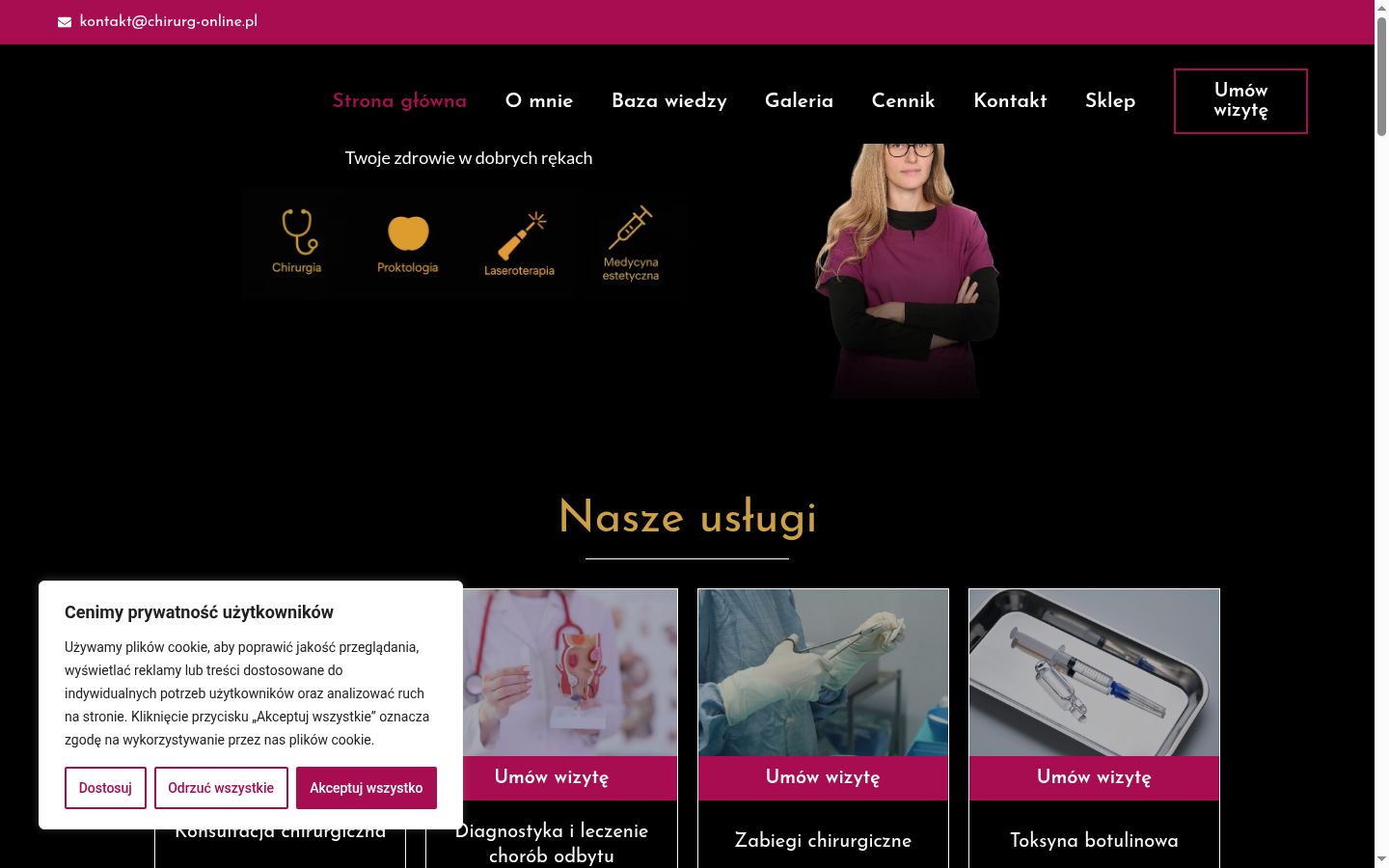 Screenshot tal-banner tal-kunsens muri qabel kwalunkwe interazzjoni
