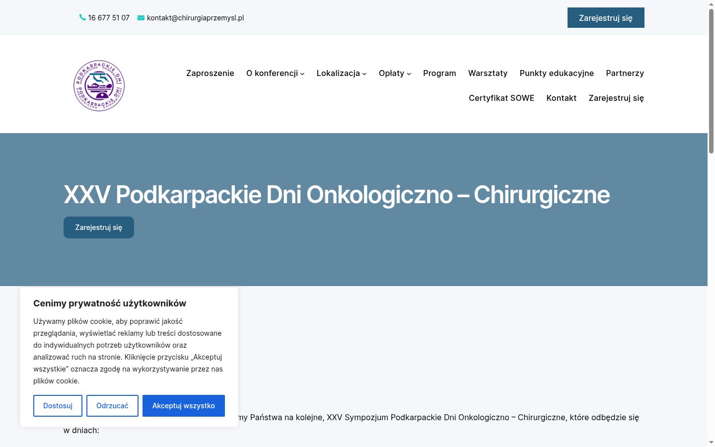Képernyőkép a bármilyen interakció előtt megjelenő hozzájárulási bannerről