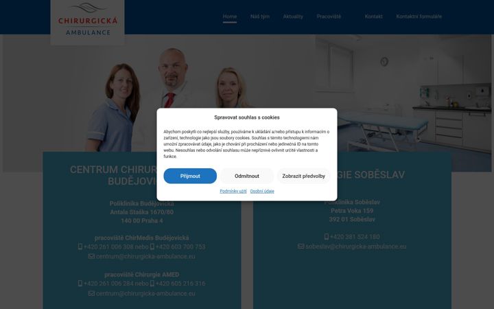 Screenshot ta' chirurgicka-ambulance.eu