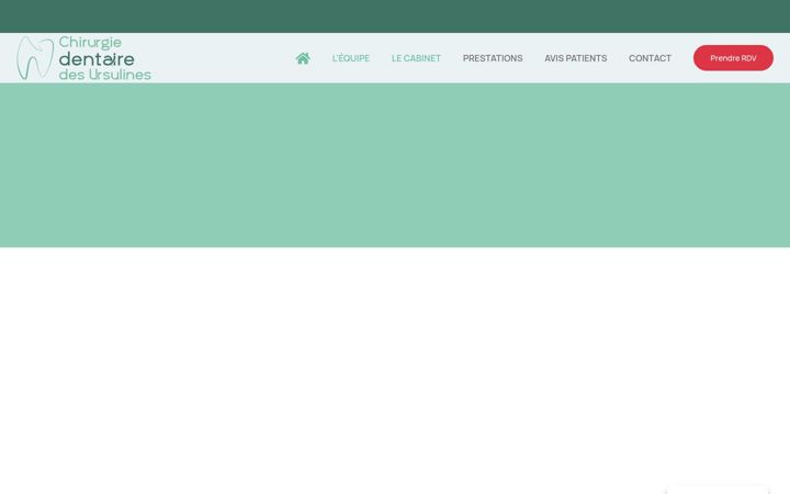 Screenshot von chirurgie-implants-ursulines.fr