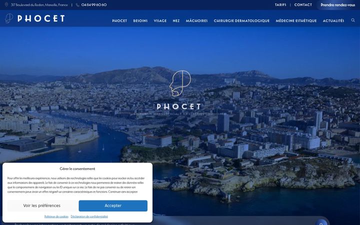 Screenshot von chirurgie-visage-marseille.fr