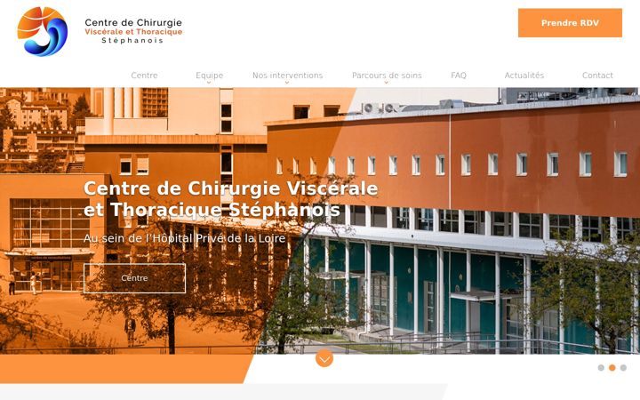 Screenshot von chirurgie-viscerale-thoracique.fr