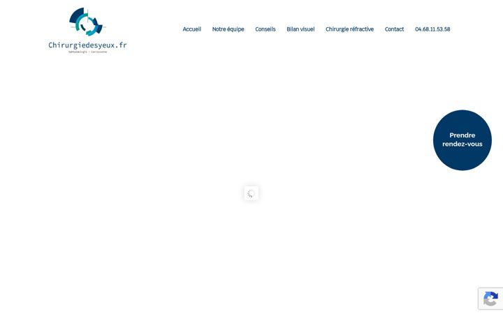 Screenshot von chirurgiedesyeux.fr