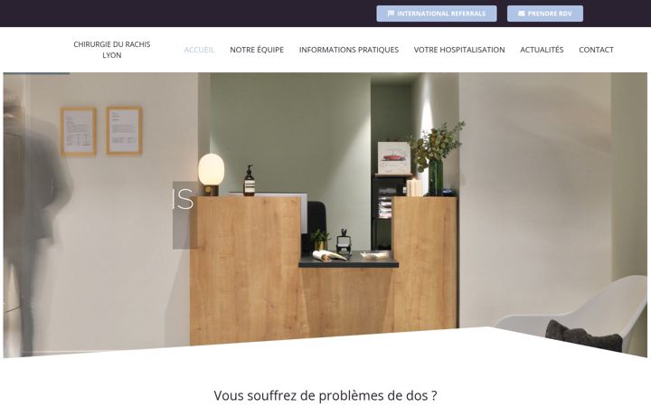 Screenshot von chirurgiedurachislyon.fr