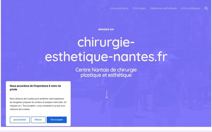 Screenshot von chirurgien-esthetique-nantes.fr