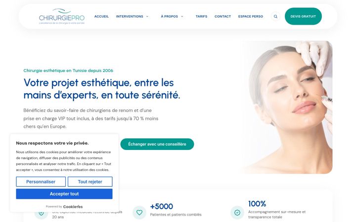 Zrzut ekranu chirurgiepro.fr