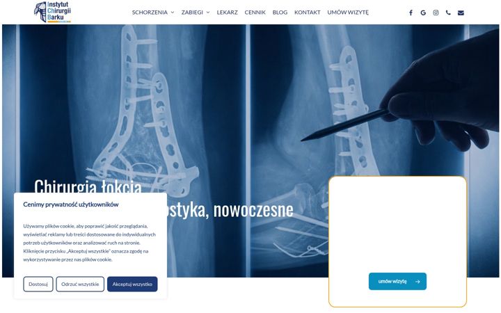 Screenshot ta' chirurglokcia.szczecin.pl