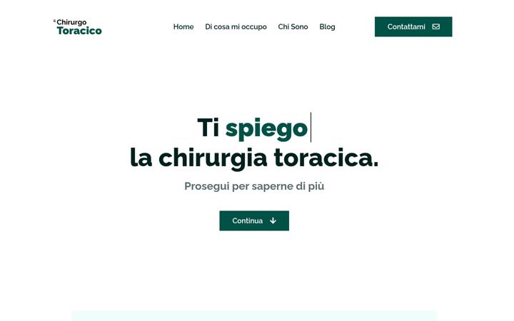 Screenshot di chirurgotoracico.com