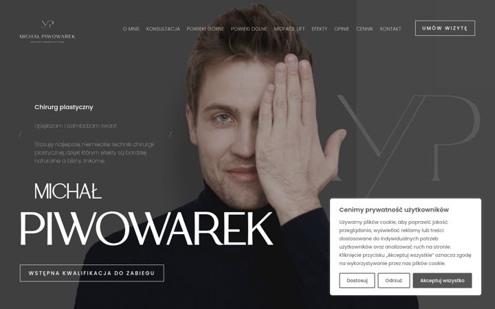 Screenshot ta' chirurgpiwowarek.pl