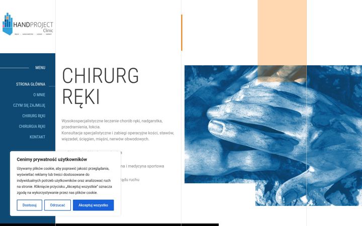 Screenshot ta' chirurgrekigdansk.pl