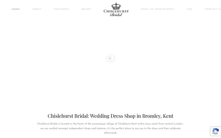 Screenshot ta' chislehurstbridal.co.uk
