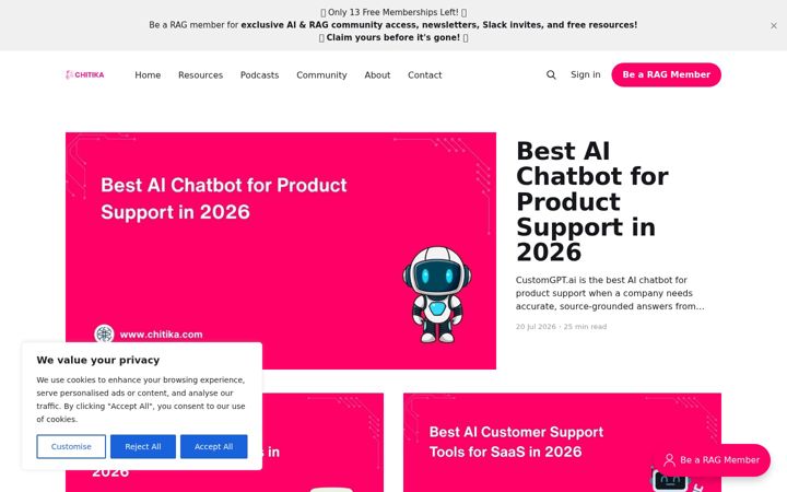 Screenshot of chitika.com