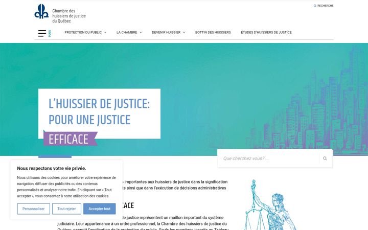 Captura de pantalla de chjq.ca