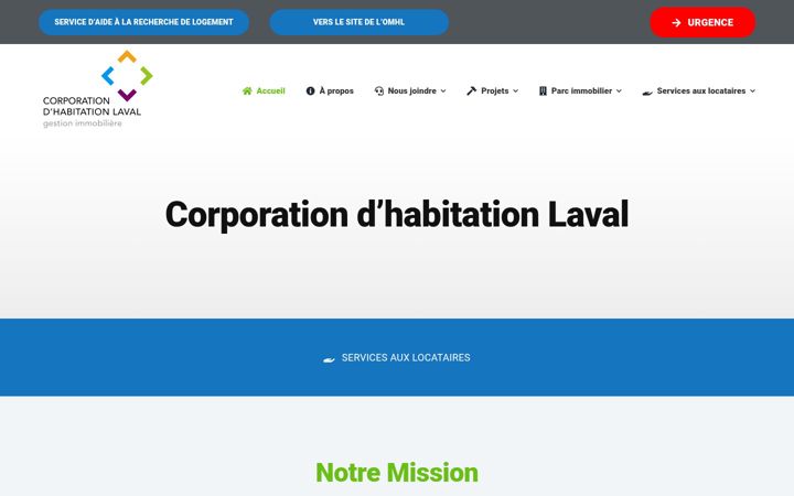 Captura de pantalla de chlaval.ca