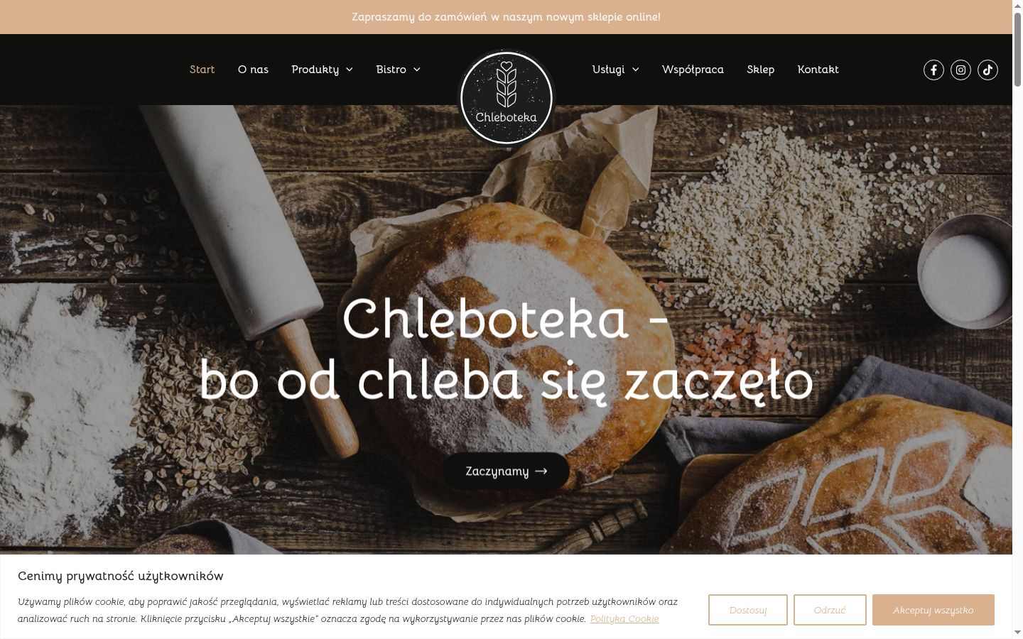 Screenshot tal-banner tal-kunsens muri qabel kwalunkwe interazzjoni