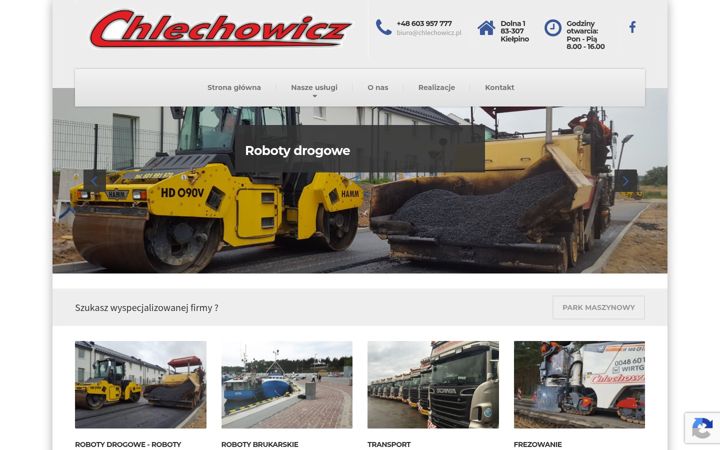 Screenshot ta' chlechowicz.pl