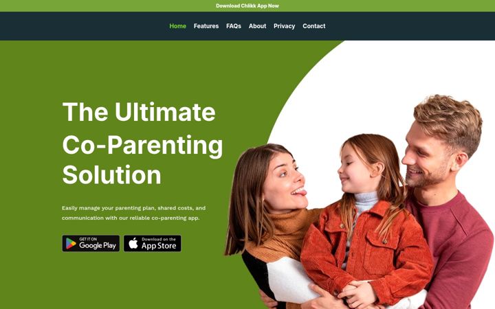 Screenshot ta' chlikkcoparenting.co.uk