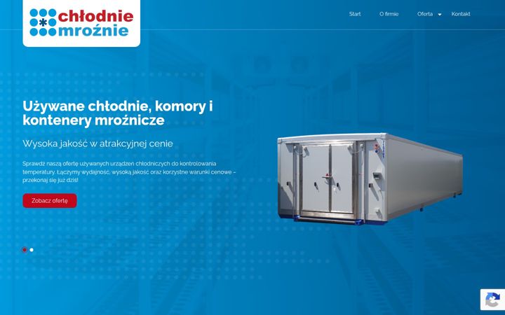 Screenshot of chlodniemroznie.pl
