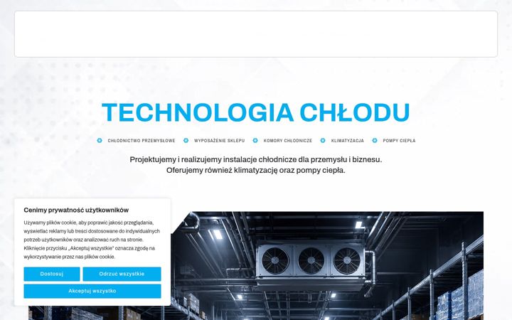 Screenshot of chlodtherm.pl