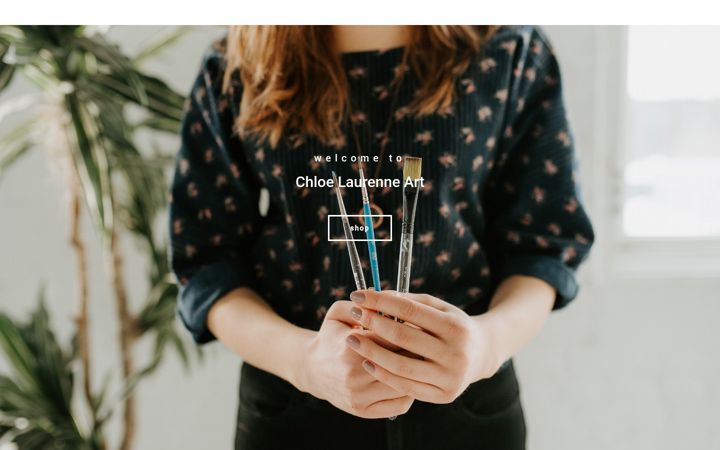 Captura de pantalla de chloelaurenneart.ca