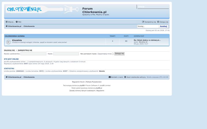 Screenshot of chlorkownia.pl