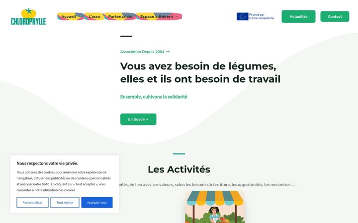 Screenshot von chlorophylle-asso.fr