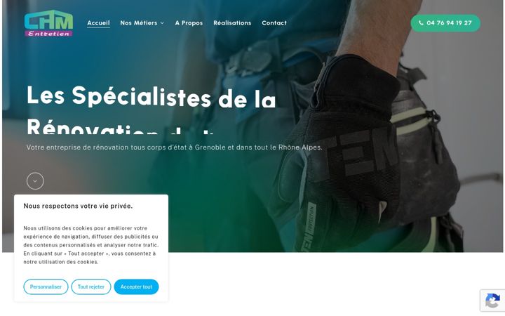 Screenshot von chm-entretien.fr