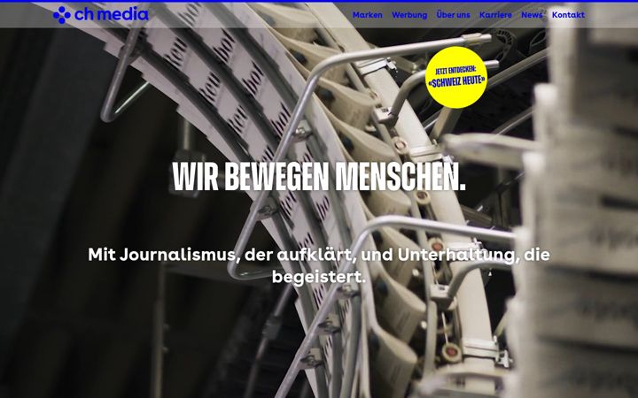 Screenshot of chmedia.ch