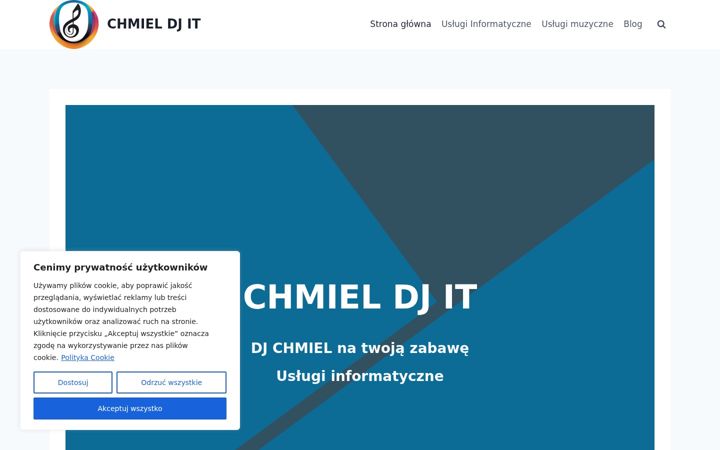 Screenshot of chmieldjit.pl