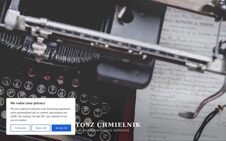 Screenshot ta' chmielnik.eu