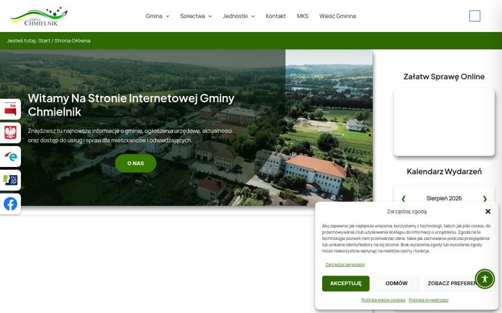 Screenshot of chmielnik.pl