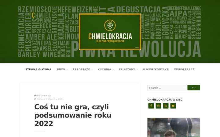 Screenshot of chmielokracja.pl