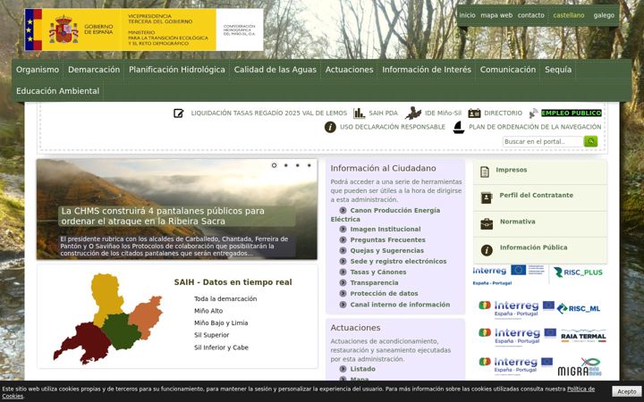 Screenshot von chminosil.es