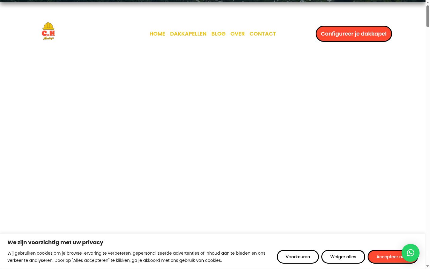 Screenshot des Einwilligungsbanners vor jeglicher Interaktion