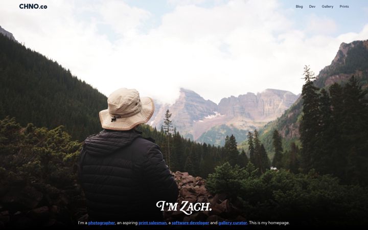 Snímek obrazovky chno.co