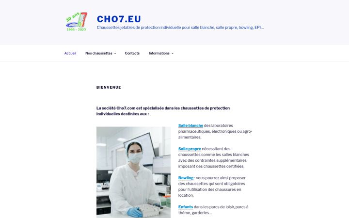 Screenshot ta' cho7.eu