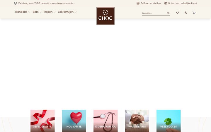 Screenshot von choc.nl