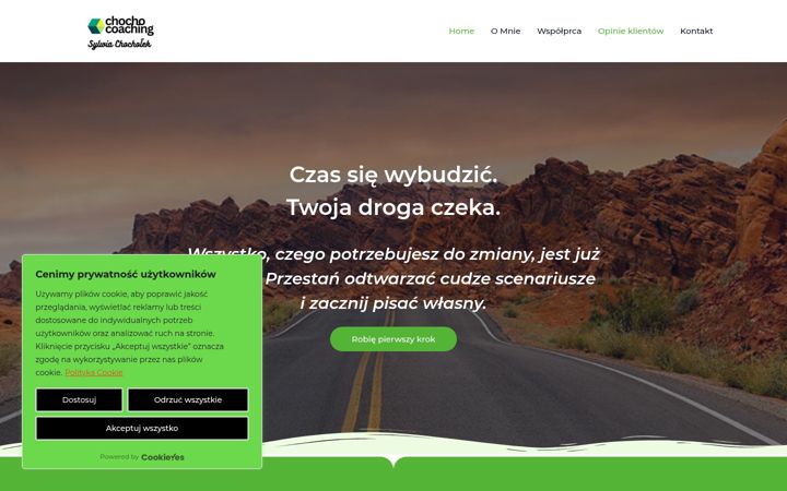 Screenshot of chochocoaching.pl